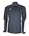 adidas Mens Climalite Long Sleeve Sideline Polo (XX-Large, Lead White, Regular)