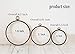Embroidery Hoops Cross Stitch Hoop Ring Imitated Wood Circle Set Display Frame For Art Craft Handy Sewing and Hanging-3 Pcs