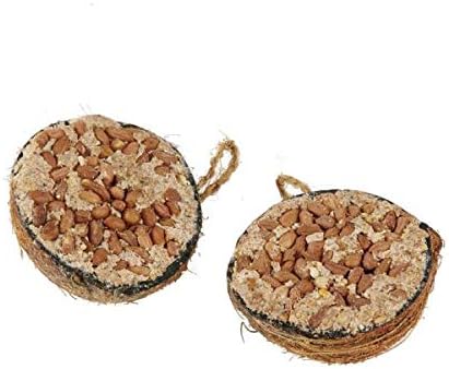 Garden Ting Peanut Coconut Halves Wild Bird Treat - 2 Count, 2 count (Pack of 1)