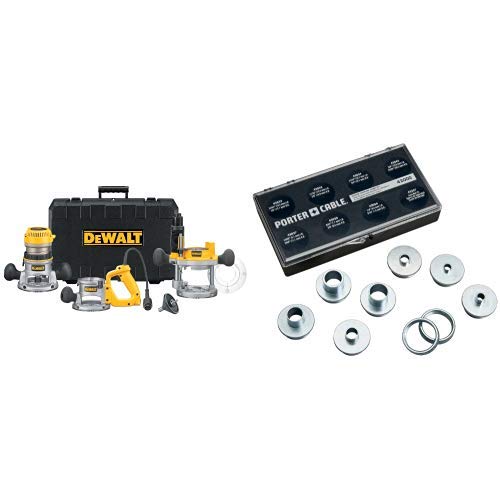 DEWALT DW618B3 12 Amp 21/4 Horsepower Plunge Base and Fixed Base with