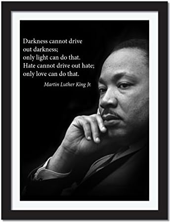 Mlk Darkness Cannot Drive Out Darkness Light Drives Out Darkness Love Drives Out Hate Wall Sticker Martin Luther  King Jr Wall Décor Home & Living Aloli.ru