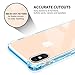 Salawat for iPhone Xs Max Case, Clear iPhone Xs Max Case Cute Shock Absorption TPU Bumper Phone Case Cover Slim Anti Scratch Hard PC Back Hybrid Protective Case for iPhone Xs Max 6.5inch 2018 (Blue)