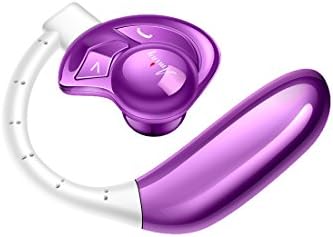 AMINY Bluetooth Headset with SIRI Voice Active Wireless Bluetooth 4.1 Earpiece with Noise Cancelling Handsfree Waterproof Earbuds for iPhone and Android