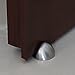 Sumnacon Floor Door Stopper, 10 Pcs Stainless Steel Door Stopper with Rubber Bumper-Contemporary Safety Floor Mounted Doorstop with Hardware Screws, Heavy Duty Home Commercial Floor Door Stop