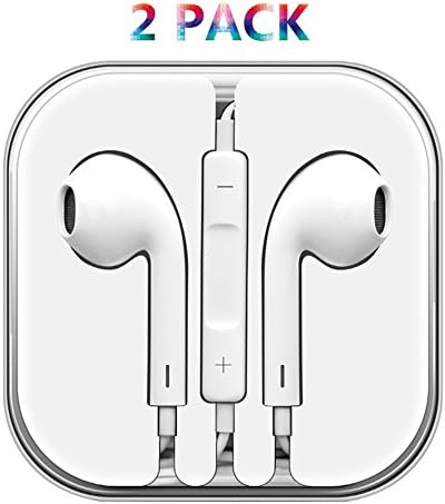 Earbuds,KTTOR Sports Earphones with Horn Earbuds with Mic Stereo Wired In-Ear Earphones 3.5MM Jack Headphones for iPhone/Android (White) (White)