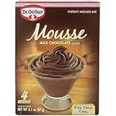 Dr. Oetker Milk Chocolate Mousse Mix, 3.1-Ounce (Pack of 6)