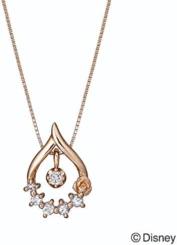 Amazon テイクアップ ピュア Take Up Pure ディズニーコレクションジュエリー 美女と野獣 ネックレス Effect ピンクーゴールド Pg ネックレス ペンダント 通販