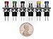 INTERACTIVIA - Solder-Free Miniature Momentary Push Button Switches SPST … (+12 Pack N.O. Multicolor Off-(ON) RGBYKW)