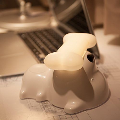 Puppy Night Light, Garmar Touch Sensor Bedside Lamp for Kids Baby and Children,Timed Off, Cordless,USB Rechargeable (Warm White)