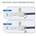 Zitrades 10PCS LED 5050 RGB Strip Light Connector 4 Conductor 10 mm Wide Strip to Strip Jumper