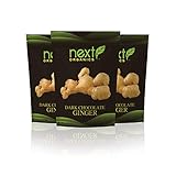 Next Organic Ginger Dark Chocolate Covered, 4-Ounce (Pack of 3)