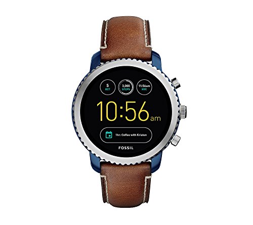 Fossil Men's Gen 3 Q Explorist Luggage Leather Smart Watch