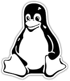Tux Penguin Linux sticker decal 4" X 5"