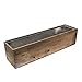 CYS EXCEL Wood Rectangular Planter Box with Removable Zinc Metal Liner (H:6