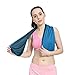 Cooling Towel, iXCC Microfiber Anti Mold Mesh Design Chilly Pad Headband High Breathability Soft Ice Cold Towel for Running, Hiking, Golf, Yoga, Gym, Workout
