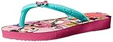 Havaianas Kids Disney Cool Flip Flops (Toddler/Little Kid), Shocking Pink/Lake Green, 27-28 BR(11, 12 M US Little Kid)