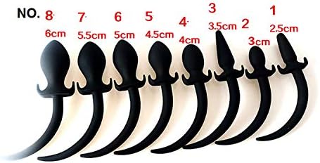Hot Sale Silicone Limited Erotischeos Erotische to/ysSilicon Dog Tail Anla S*e^x Toy Same with The Picture 60mm,25mm