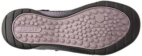 JSport by Jambu Women's Tahoe Encore Sneaker, Dark Grey/Orchid, 10 Medium US - Thumbnail 3