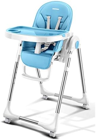 調整可能なトラベルブースターシート 新作製品 世界最高品質人気 子供のダイニングチェア多機能ポータブルライトを設置する必要はありません嘘のベビーテーブル折りたたみベビーチェア Color Blue