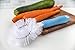 Fox Run Vegetable Brush, Plastic, White and Blue