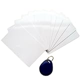 Card-Tech 10pcs RFID T5577 Re Writable Rewrite 125khz Proximity Access White Thin Cards