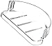 EZ-FLO Clear Replacement Bathroom Plastic Soap Dish, 15204