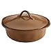 Rachael Ray Cucina Stoneware 3-Piece Round Casserole & Lid Set, Mushroom Brown