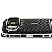 Armorsuit MilitaryShield Black Carbon Fiber Skin Wrap Film + HD Clear Screen Protector for Nokia 808 - Anti-Bubble Film