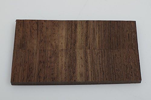 Cross-cut Wenge Knife Scales 5 1/2 x 1 1/2 x 3/8 Inches