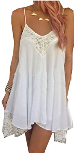 เดรสสายเดี่ยว xiaokong backless crochet hollow sunเดรส(dress) B06XBCVLXP