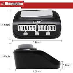 LEAP Chess Clock Digital ChessTimer Professional