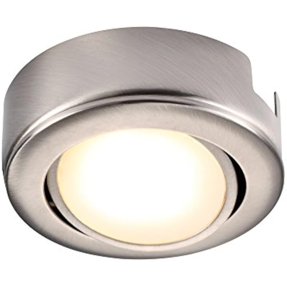 Dimmable Lights And Swivel, LED Puck Kit With ETL List