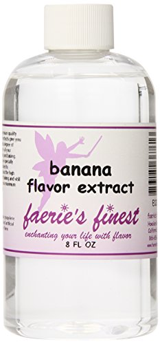 Faeries Finest Flavor Extract, Banana, 8.0 Ounce