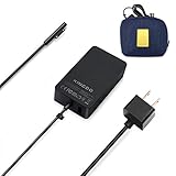 Surface Book Charger Surface Pro 4 Charger,65W 15V 4A Power Supply for Microsoft Surface Book Surface Pro 3 Pro 4 Surface Go Surface Laptop & Surface Pro with 6Ft Power Cord Including a Carrying Pouch