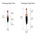 THKFISH Slip Bobbers Fishing Floats and Bobbers Balsa Wooden Fishing Slip Bobbers for Crappie Panfish Walleyes Bass Trout Pike 0.18oz(2.32