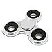 Spinners Chromed Finger Toy Stress Reducer Fidget Spinner, Silver