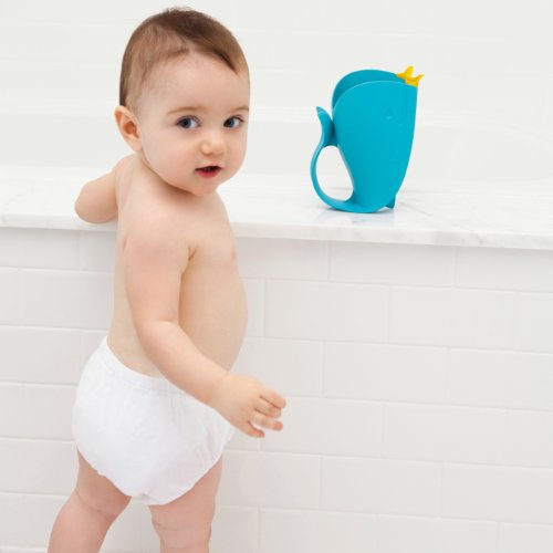 Skip Hop Moby Bath Tear-Free Waterfall Rinser, Blue