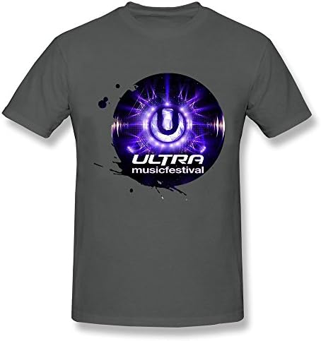AzonLD Men's Ultra Music Festival Concert Ultra Logo Short Sleeve T-shirt
