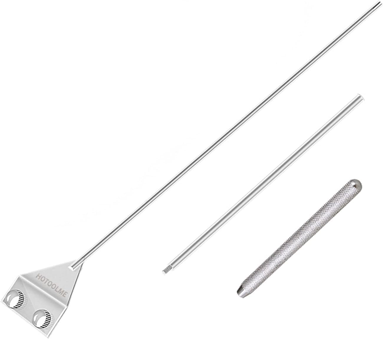 HOTOOLME Algae Scraper Fish Tank Scraper Cleaner Tool Kit for Glass Aquarium Cleaning 65cm Long Handle