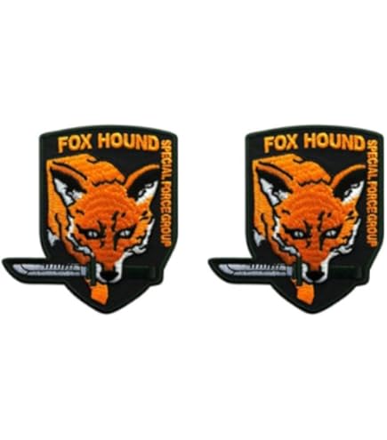 FOX HOUNDロゴ ランチケース L GEAR コナミスタイル限定 Amazon.com: Metal Gear FOX HOUND Special Force Logo Patch