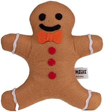 gingerbread man dog toy