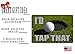 Rogue River Tactical Funny Golf Metal Tin Sign Wall Decor I'd Tap That Putt Man Cave Bar Golfer Ball