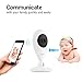 OzWi Home Ip Camera, Ozwi Easy Setup Mini Wifi Wireless Security Smart Ip Camera Surveillance System Remote Monitoring With Two-Way Audio Night Vision For Pet Baby Elder Pet Nanny Monitor (White)