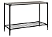 Walker Edison Declan Urban Industrial Angle Iron and Wood Entry Table, 44 Inch, Driftwood
