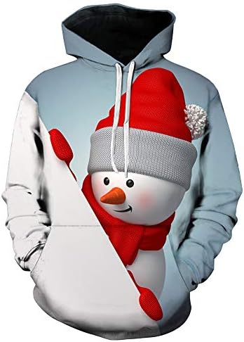 Zainafacai Fashion Unisex Hoodies-2018Casual 3D Printed Workout Hoodie Sweater Sweatshirt