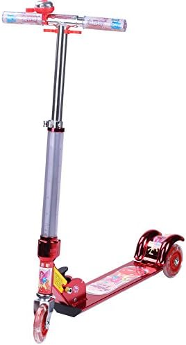 XLM® Children's Light Up Three-Wheel Folding Kick Scooter Xlm-6061
