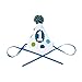 BLUE PANDA - High Chair Decorations for 1st Birthday - 2-Piece Set - Boys' First Year Party Pack - Includes Felt Banner and Hat - Blue