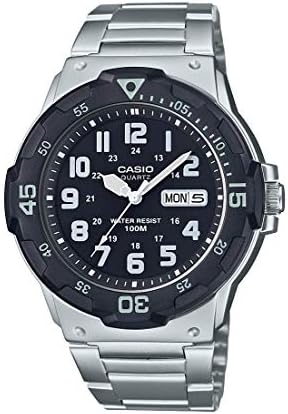casio men's dive style watch stainless steel bracelet