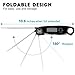 XIKEZAN Waterproof Dual Probe Meat Thermometer Instant Quick Read Kitchen Digital Electric Cooking Food Candy Thermometers for BBQ Oven Grilling Turkey Steak Baking Smoker Liquids Water Bread w/ Timer