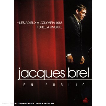 Jacques Brel :  Les Adieux A L'olympia 1966 / Casino De Knokke 1963 - Coffret Double Dvd